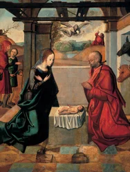 O nascimento de Cristo e a Anunciação aos Pastores